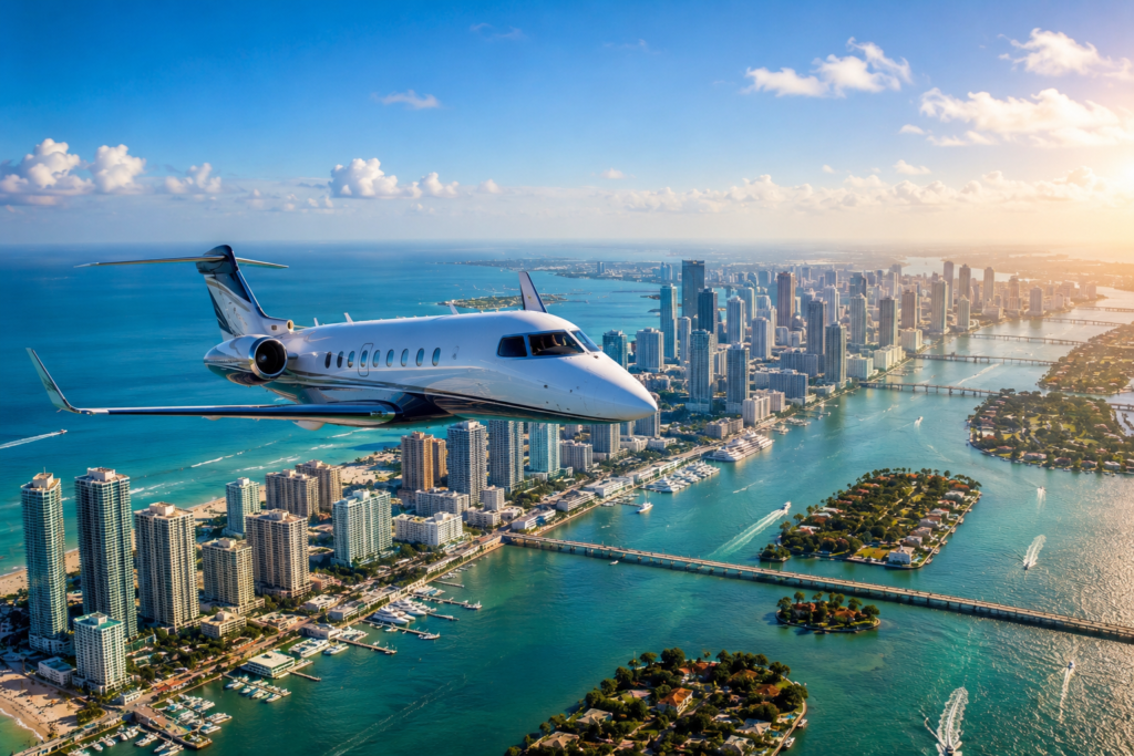 Fretamento De Aeronave Miami USA